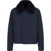 Nylon Twill Jacket With Shearling Effect Collar 6D1BC8-1NTLZ-0920