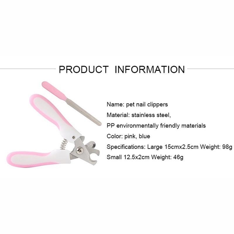 Haustier Zehenpflege Edelstahl Hunde Katzen Krallenschere Nagelfeile Schere Krallen trimmen Haustierprodukte 1 Stück