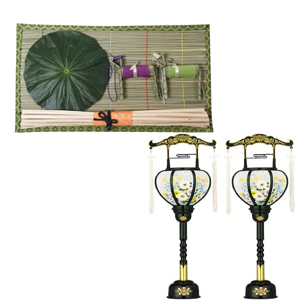 

Kyoto Butsudan Hayashi Bon Festival Lanterns and O-bon Supplies [First O-bon Set, New O-bon Set, Memorial Light Set] Includes everything you need for