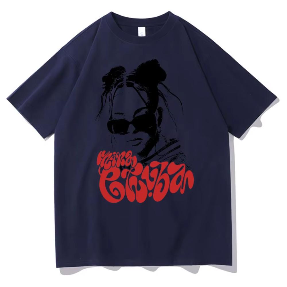 Nina Chuba Gotické Bavlněné Unisex Dámské Tričko Vysoká Kvalita Letní Streetwear Trička Kulatý Výstřih Módní Ležérní Velký Rozměr Potisk Oblečení