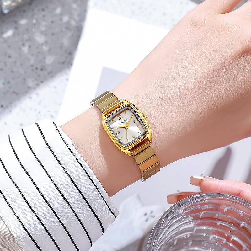 Ceasuri de Dama Marca de Lux Ceas Auriu pentru Femei Quartz Fashion Simplu Retro Ceas Cadou Relogio Feminino