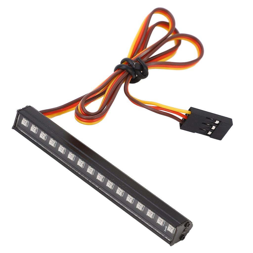 RC Dachgepäckträger LED-Lampe Kit 16 LEDs RGB Mehrfachmodus RC Licht Upgrade Teile für Traxxas 1/18 RC Autos