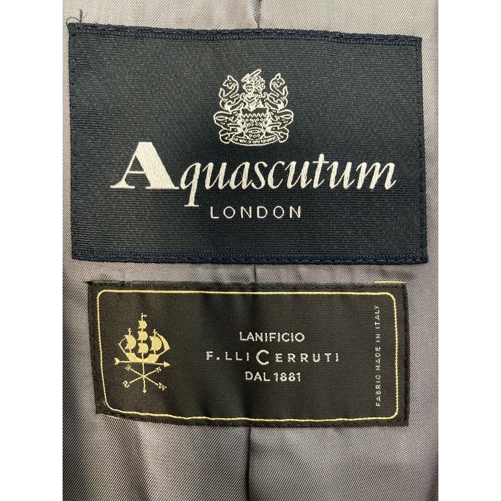 Aquascutum Grey LANIFICIO F.LLI CERRUTI Chesterfield coat coat 10 grayUsed