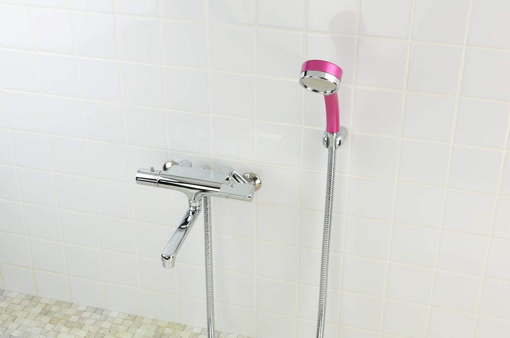 KAKUDAI Water Purification Stop Shower Pink Head, Li-Large, 357-916-P,