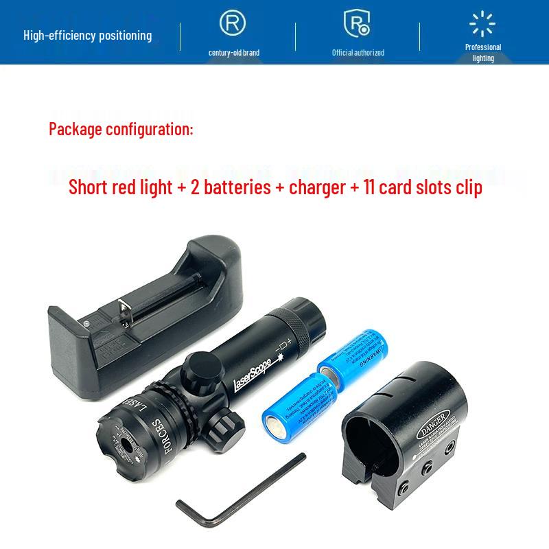 Green Laser Sight: Shockproof, Waterproof, 360° Adjustable, Infrared, Long-Range Outdoor Use