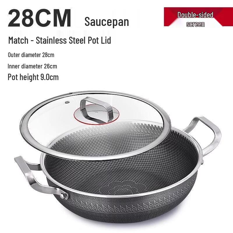 

ZWILLING 316 Stainless Steel Honeycomb Non-stick Wok