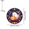 Halloween Ghost Sun Catcher - Circular Acrylic Sign, Acrylic Desktop Ornament, Wall Decor Art, Four Seasons Decoration, Novelty Home Decor