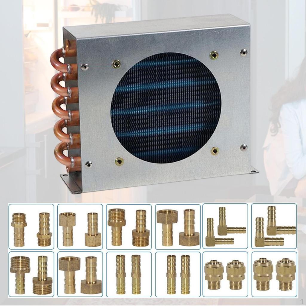 Condenser for Refrigerator Air Cooled Radiator Compact Aluminum Fin Small Water Cooling