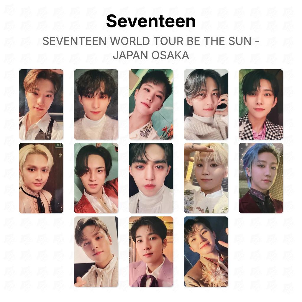 Seventeen WORLD TOUR BE THE SUN - JAPAN OSAKA Official Photocard