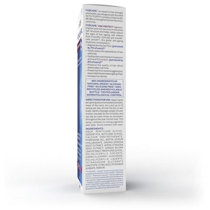Arkopharma Forcapil Age Protect Soin Régénérant Cheveux & racines Spray 125ml