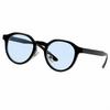[What Say] FASHION Nose Pad Crown Panto Frame Colored Lens Sunglasses Clear Lens Fashion Glasses UV400 Men's Women's Accessories Not Included (Light