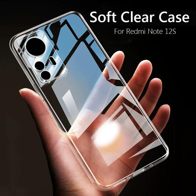 For Redmi Note 12S Case Magnetic Cover Soft Frame Funda For Xiaomi Redmi Note 12S Note12S Phone Cases Capa