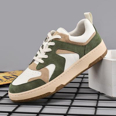 New Design Mens Vulcanize Shoes New Fashion Sneakers Male Suede Leather Comfort Casual Shoes Outdoor Walking Skateboard Footwear