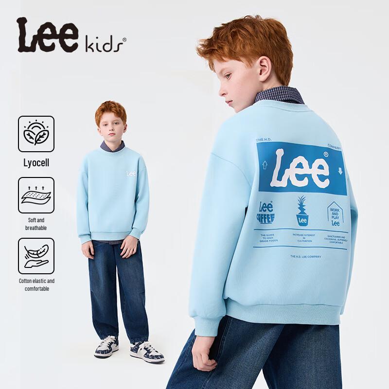 

LeeKids Kids Lyocell Blend Letter Print Sweatshirt 160