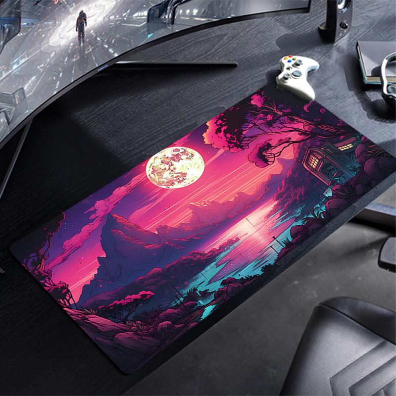 Mouse Pad Dark Landscape Gaming Accessories Pc Gamer Xxl Computer Desk Mat Laptop Varmilo Keyboard Mousepad