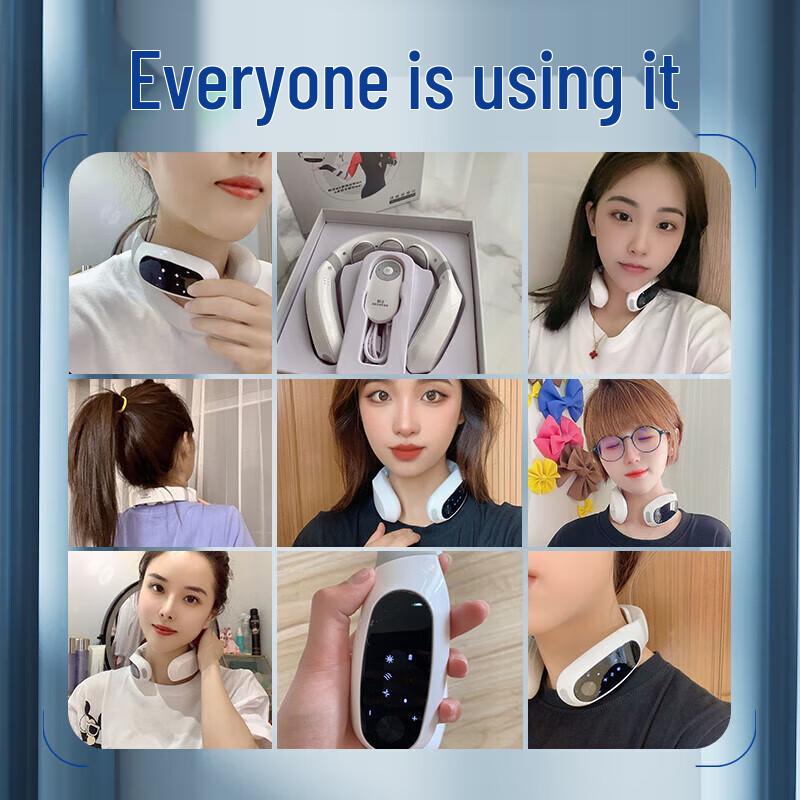 Hezheng Smart Portable Neck Massager CN Plug (adapter Included)