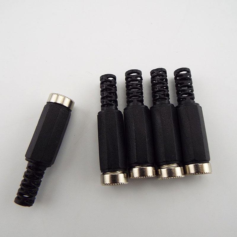 5pcs 2.1mm X 5.5mm Female DC Power Socket Jack Connector Adapter