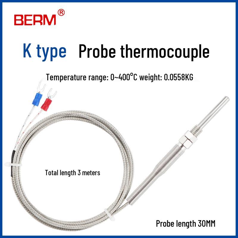 K-Type Thermocouple Temperature Sensor Probe with Controller