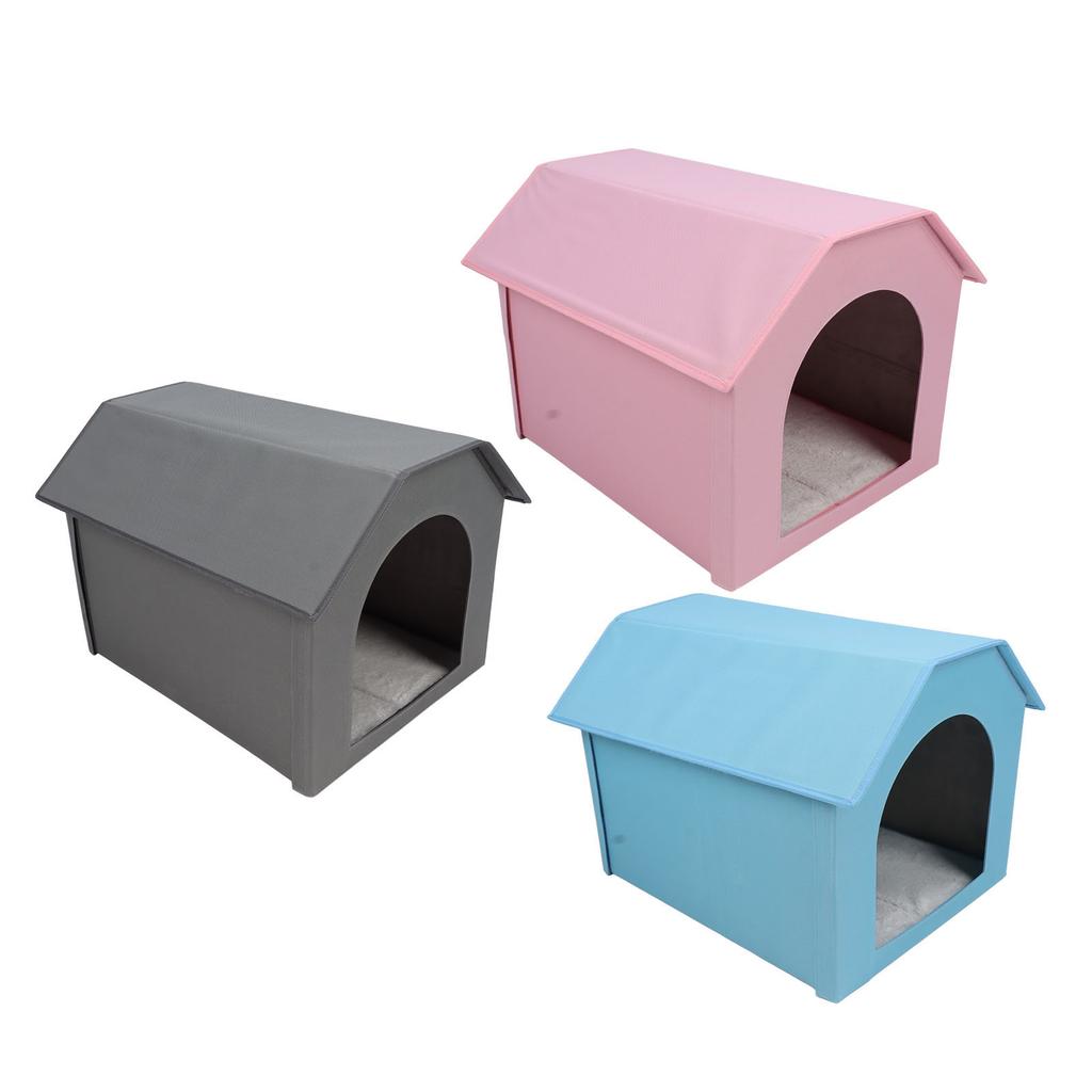 Cat Indoor Outdoor Pet House Foldable Waterproof Doghouse Cat House Large Pet House for Small to Medium Sized Dogs Cats