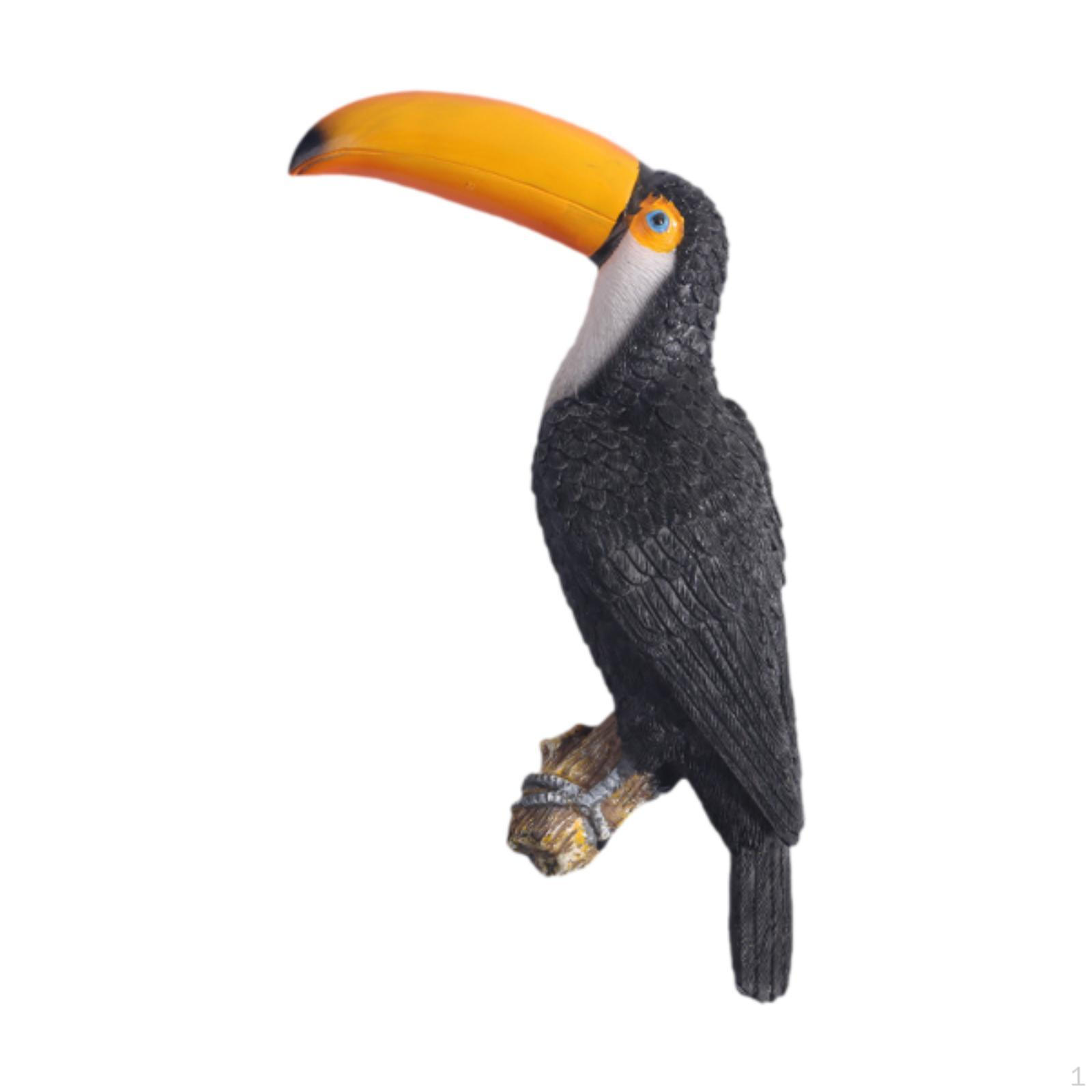 

Садовый тукан, обнимающий дерево, настенный декор, креативное полимерное украшение для Style A