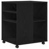 Storage Cabinet Black Oak Look 60 X 53 X 72.5 Cm