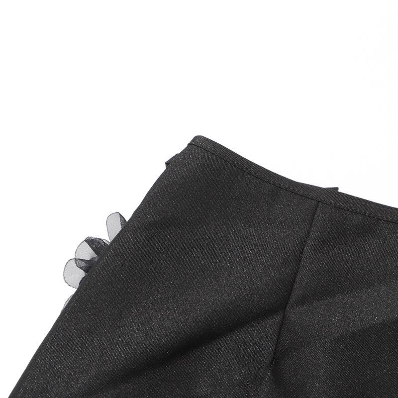 Spring 2025 A-Line Skirt: 3D Floral Detail, Sexy Slim Fit, Chic & Stylish