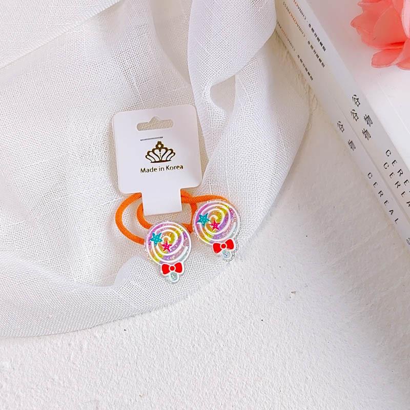 2 ST Regnbågsgradient Paljetter Prinsesshuvudbonad Barn Elastiska Hårband Barn Hårband Söta Flickor Accessoarer Baby Huvudbonad