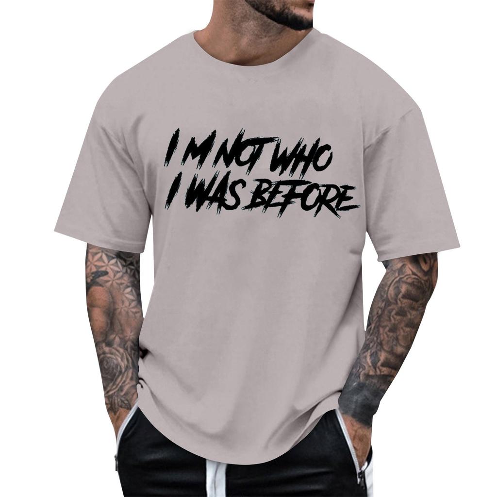 Unisex Loose Drop Sleeve Tops Unisex Casual Fashion Short Sleeve Tops