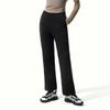 Li Ning Fitness Series Casual Simple Solid Color Straight Leg Fleece Comfortable Versatile Warm Knitted Sports Pants Women Pants AKLV968-7