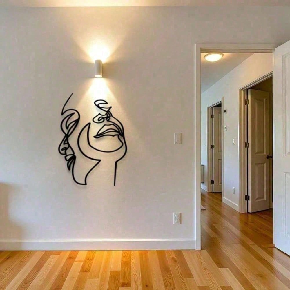 Modern Abstract Iron Wall Art Metal Sculpture Home Decor