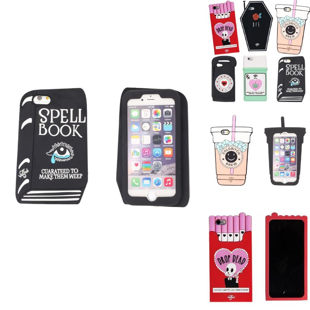 Kreative iPhone-Hülle Vollständig bedeckt TPU-Material Wellenmuster Heißes Netz-Element Geprägt Nicht patentierte Quelle