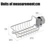 Badezimmer Küche Edelstahl Spüle Schwamm Lagerung Wasserhahn Halter Seife Abtropffläche Handtuch Rack Regal Organizer Zubehör