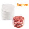 100pcs 4.33 inch Hamburger Patty Paper Round Wax Paper Sheet for Burger Press Baking Cake Baking Separate  Patty Oil Paper