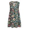 Women's Casual Fashion Breathable V-neck Vest With Pockets Floral Holiday Dress