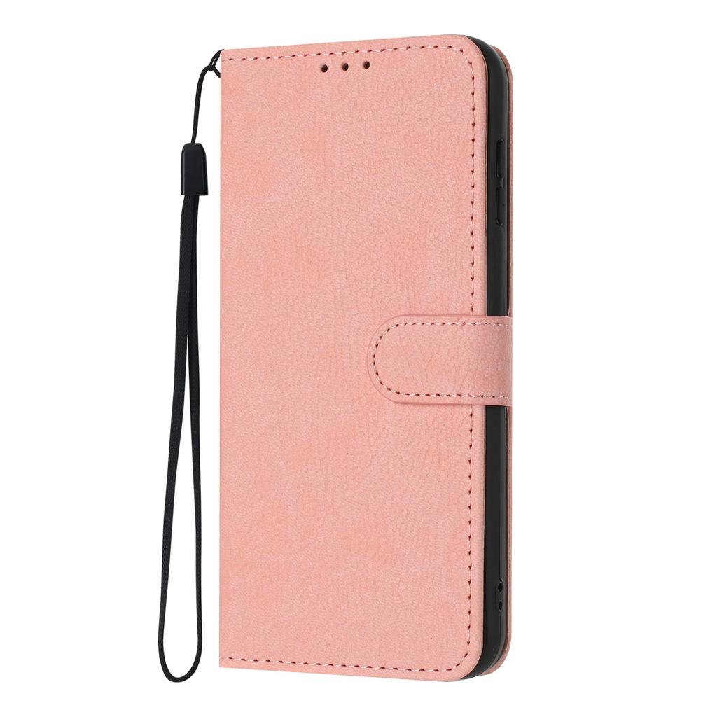 Applicable, Samsung S26FE lychee pattern leather case S26edge solid color card flip wallet mobile phone case