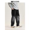 PEACEBIRD Herren Amerikanische Lockere Gerade Verwaschene Jeans mit Farbverlauf