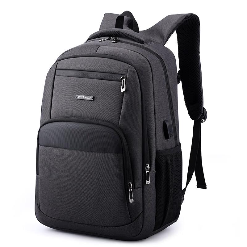

Li Shen Men s Business Laptop Backpack One Size