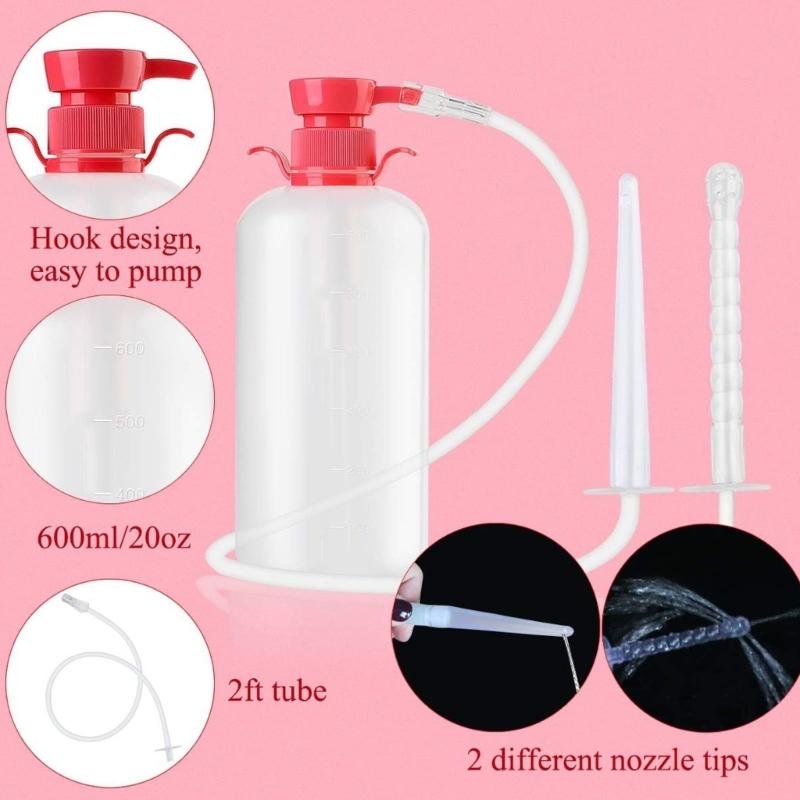 Vaginas Washing Device Kits Anuses Cleaning Syringes Washing Irrigator Clean Vaginas Device Bathroon Accessories Enduring