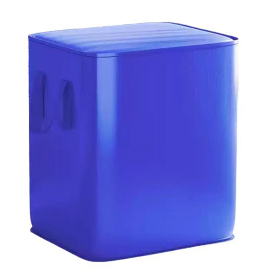Clothing Blanket Storage Bag with Reinforced Handle Large Capacity Zipper Closure Waterproof Comforter Blanket Container