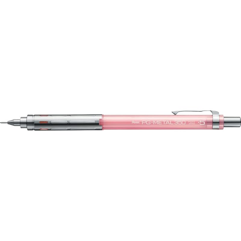 

Pentel Mechanical pencil for drafting PG-METAL350 0.5mm clear pink PG315-TP