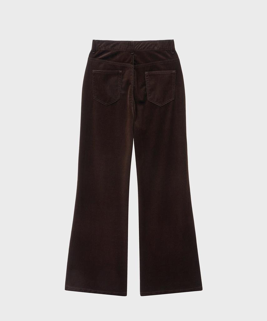 NOIRER Velvet Corduroy Mechanic Pants (Deep Brown)
