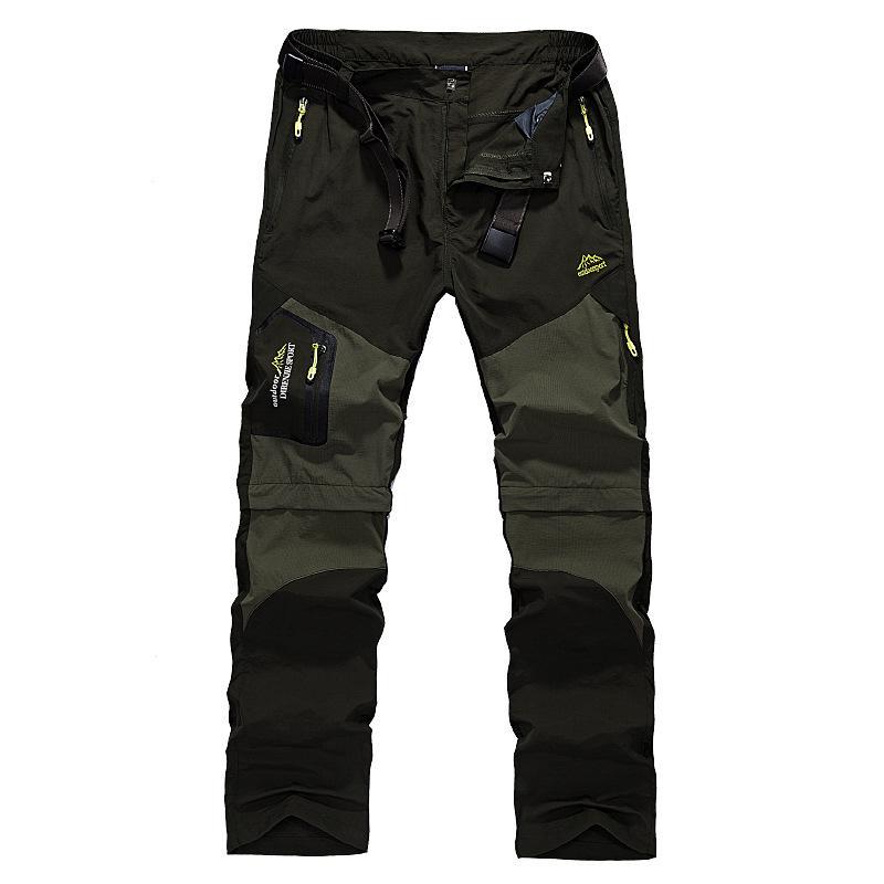 Men's Quick-Dry Convertible Mountaineering Pants & Shorts - Breathable, Lightweight 5817