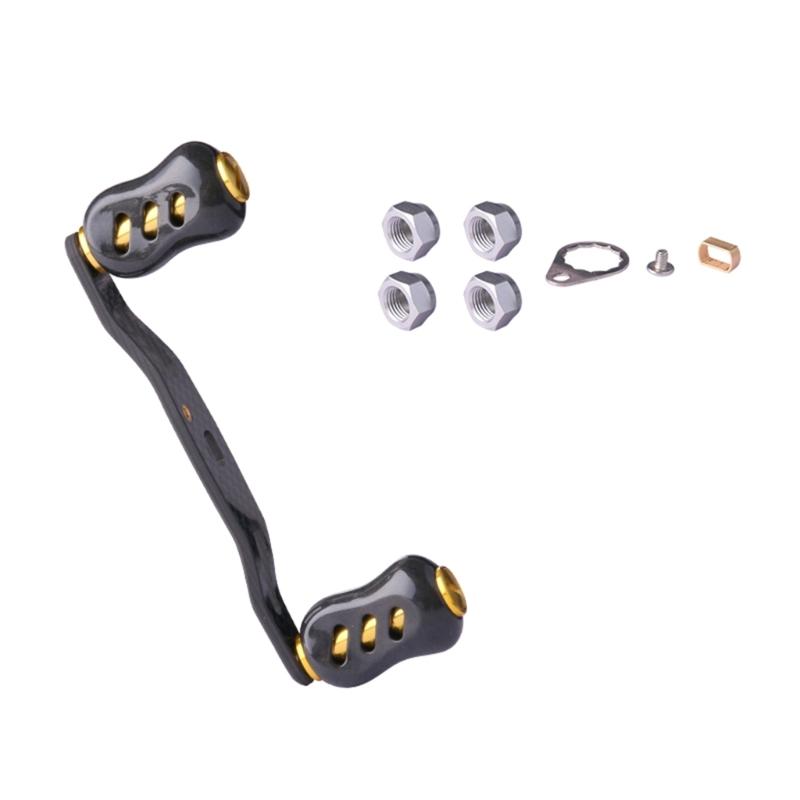 Carbon Fibers Fishing Reels Handle Baitcasting Trolling Reels Handle Rocker Water Drop Reels Handle Easy Installation