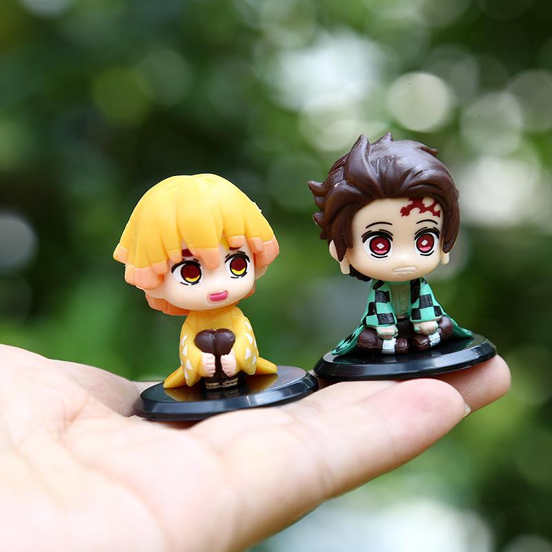 Demon Slayer Nezuko & Inosuke Säulenfigur Sitzende Haltung Blind Box Puppe Dekoration