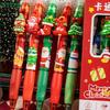6Pcs Christmas-themed Acrylic Erasable Gel Pen Quick-Drying Writing Smooth Blue Ink Neutral Pens Student Stationery Gift