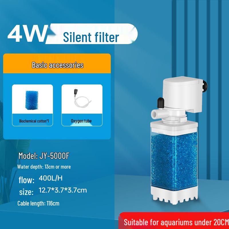 Filtro de Acuario Todo en Uno: Separador de Desechos de Pescado, Circulador de Agua y Oxigenador