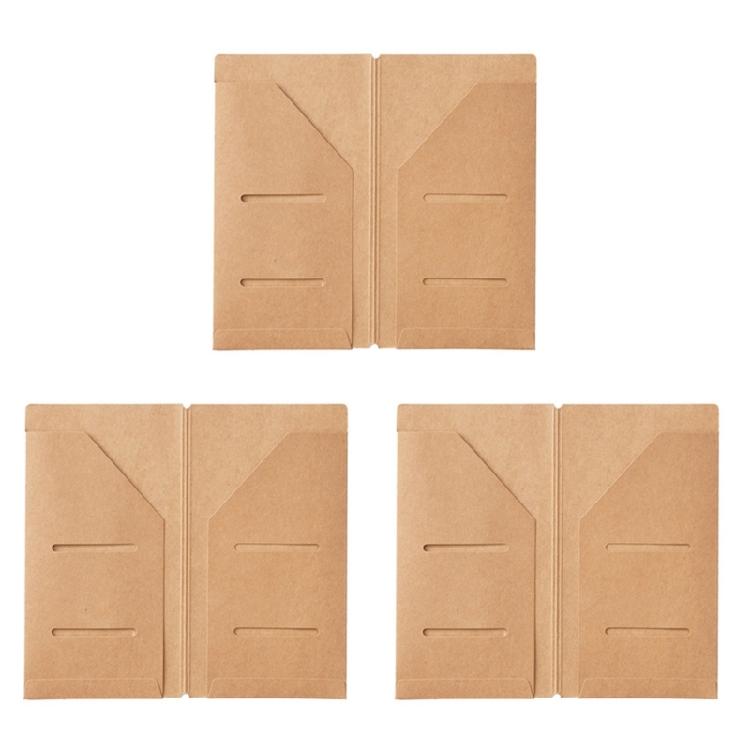 

3Pcs Light Weight Paper Receipts Wallet Large Capacity Document Organiser File Storage Pouches For Documents Receipts L