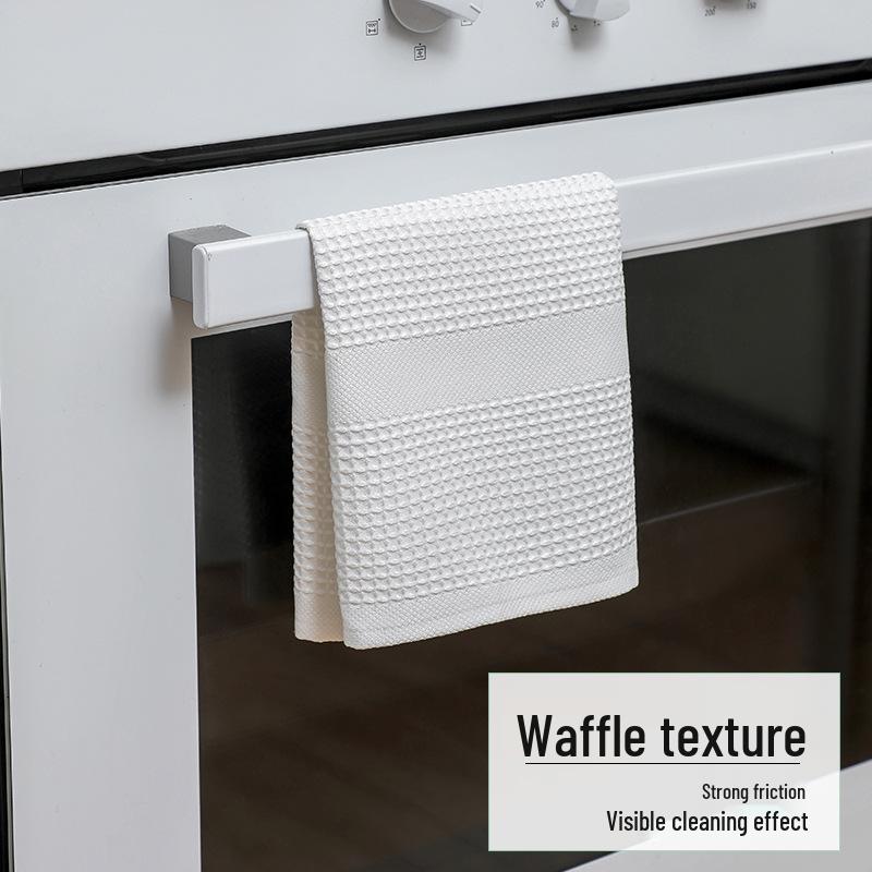 Mikrofaser Saugfähiges Geschirrtuch & Scheuerschwamm - Waffelstruktur, Multifunktionelles Reinigungstuch