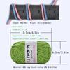 6 pezzi 150g Cotone Filato Super Grosso Lavabile in Lavatrice Filato per Maglieria Uncinetto Multicolor Filato Fai da Te per Coperte Decorazioni per la Casa