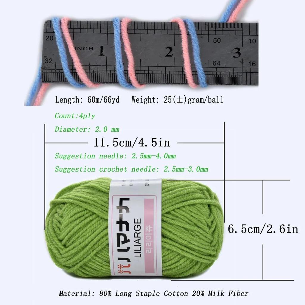 6 pezzi 150g Cotone Filato Super Grosso Lavabile in Lavatrice Filato per Maglieria Uncinetto Multicolor Filato Fai da Te per Coperte Decorazioni per la Casa